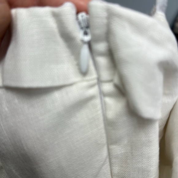 DISSH Aisle White Linen Back Bow Dress – Size 10 - Picture 11 of 11